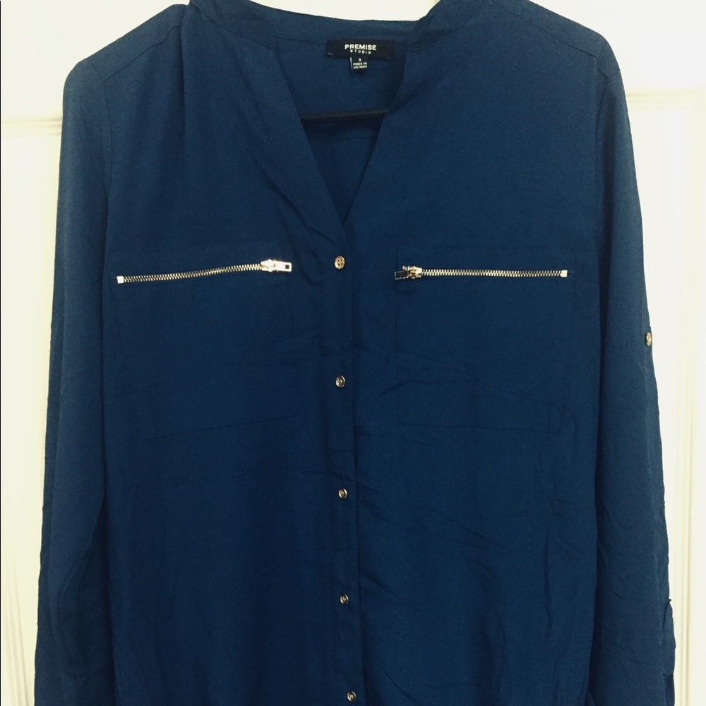Blue blouse